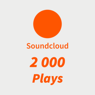 2,000 Soundcloud plays